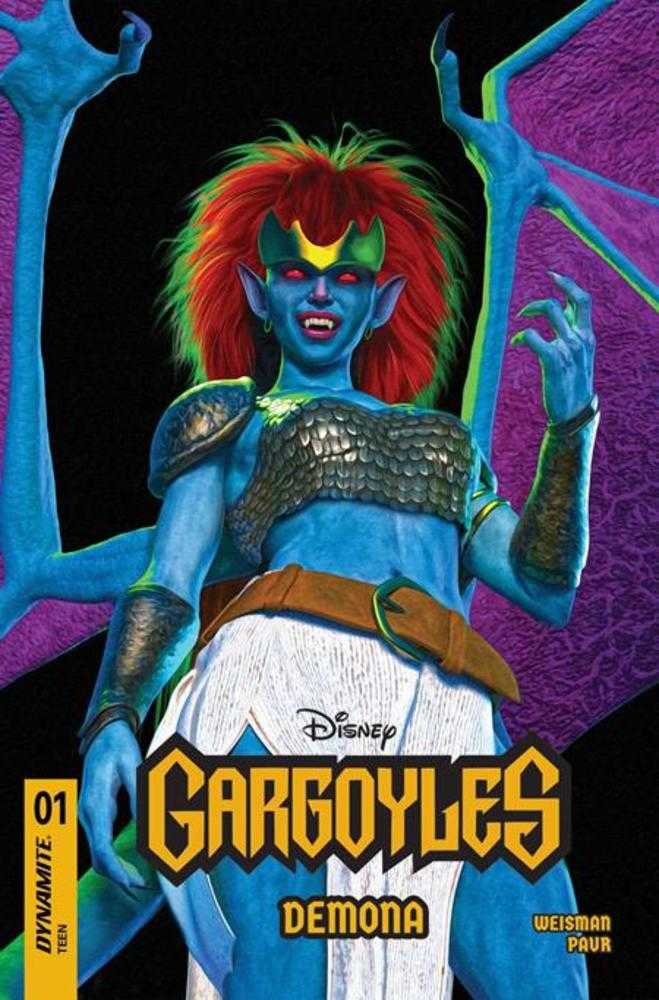 Gargoyles Demona #1 Cover S Mark Spears Black Bkgr Foc Bonus Variant
