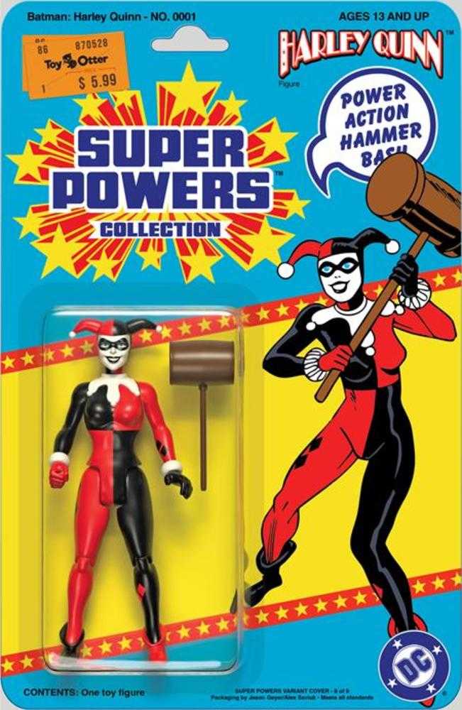 Batman Harley Quinn #1 Facsimile Edition Cover B Jason Geyer & Alex Saviuk Super Powers Card Stock Variant