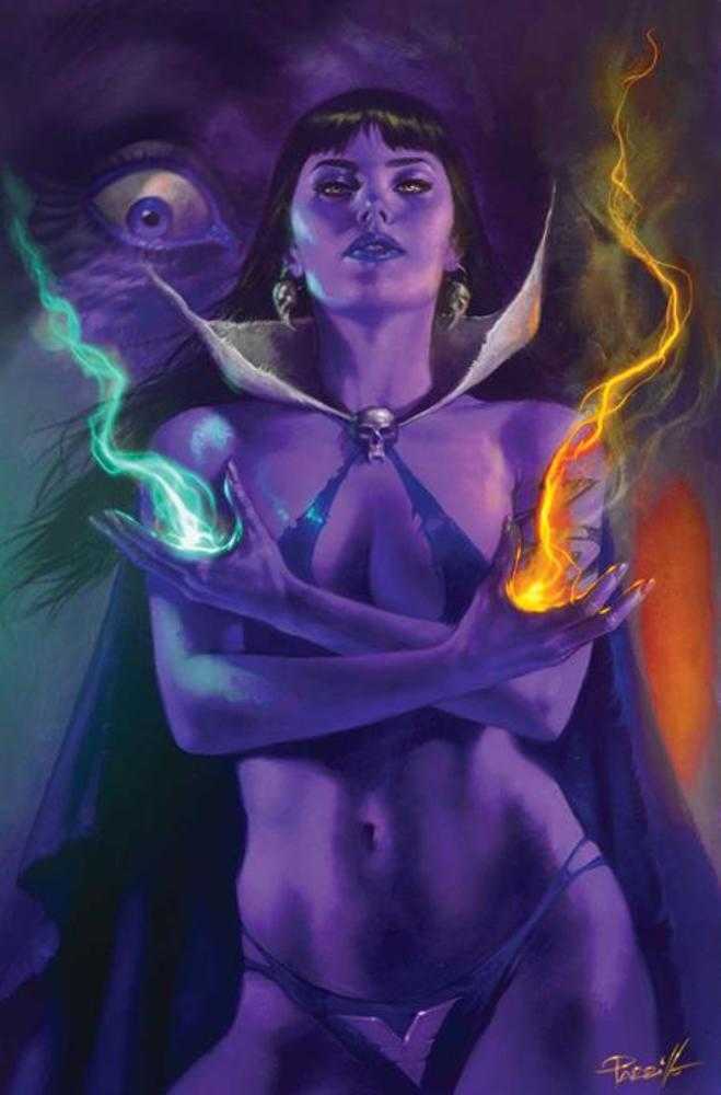 Vampirella (2025) #5 Cover Q 1 in 10 Lucio Parrillo Ultraviolet Virgin Foc Bonus Variant