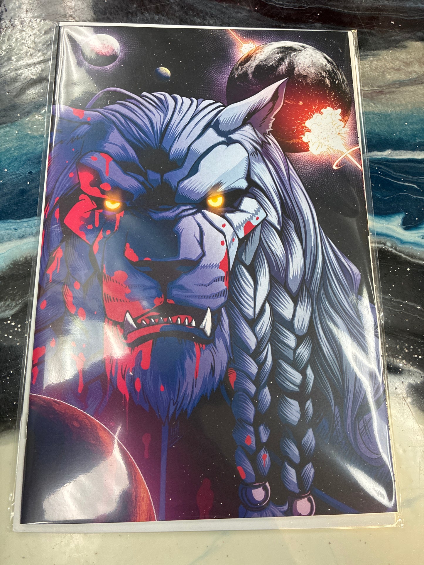 Invincible battle beast #6 Javan Jordan Exclusive Virgin