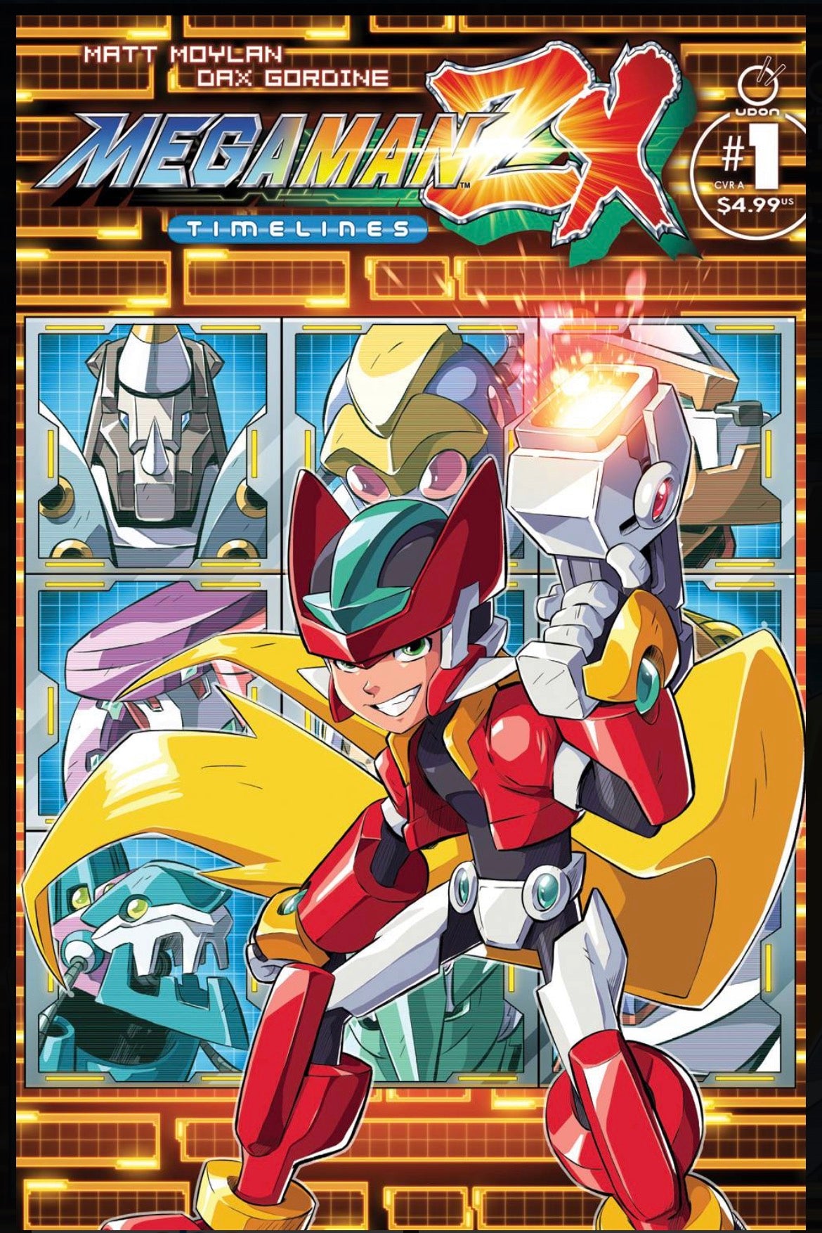 MEGA MAN ZX TIMELINES #1 (ONE SHOT) CVR A DAX GORDINE