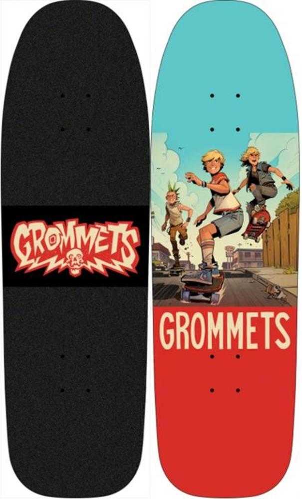 Grommets Skateboard Deck Cover A Brett Parson