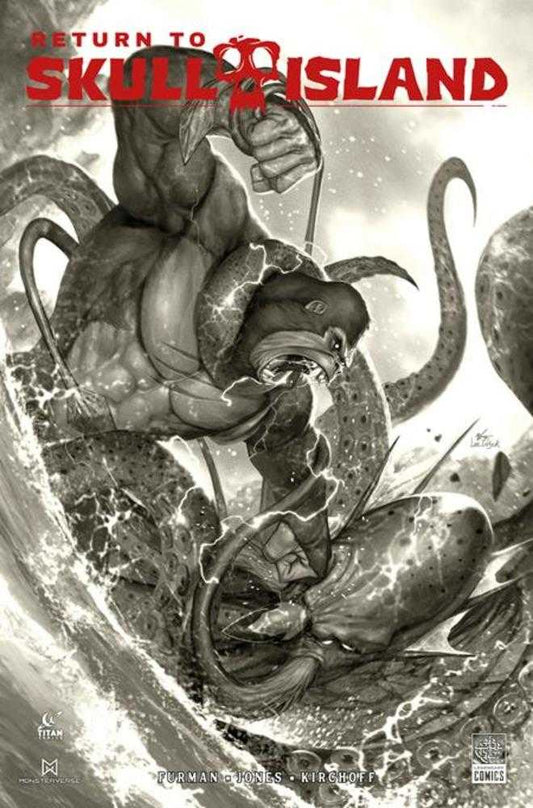 Return To Skull Island #1 Cover H Sdcc Exclusive Inhyuk Lee Sketch Variant Limited To 500 Copies Allocations May Occur