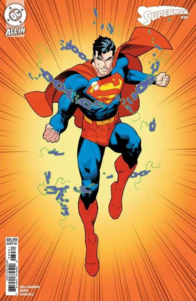 Superman #30 Cover H Dan Mora Corner Box Card Stock Variant