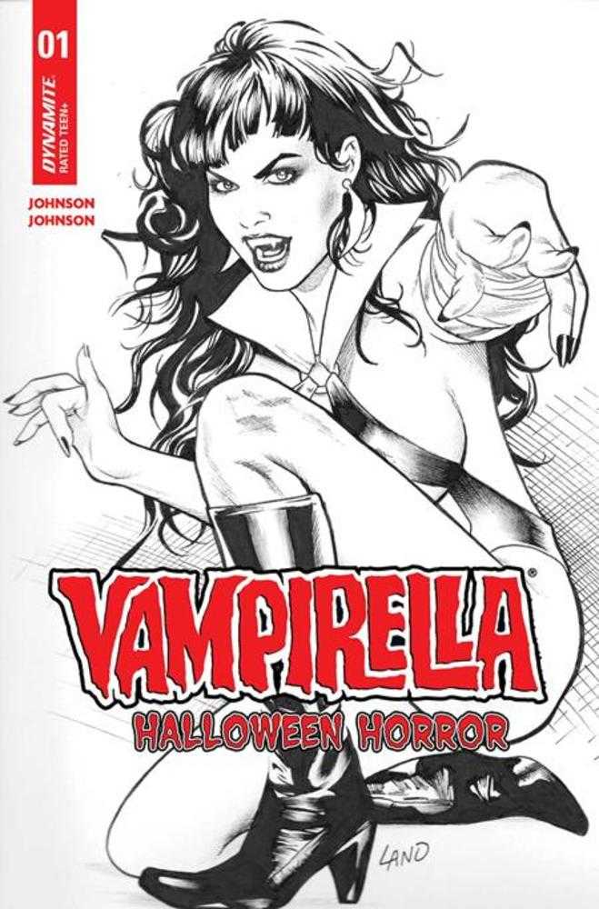 Vampirella Halloween Horror #1 Cover Q Inc 1:7 Greg Land Line Art Foc Bonus Variant