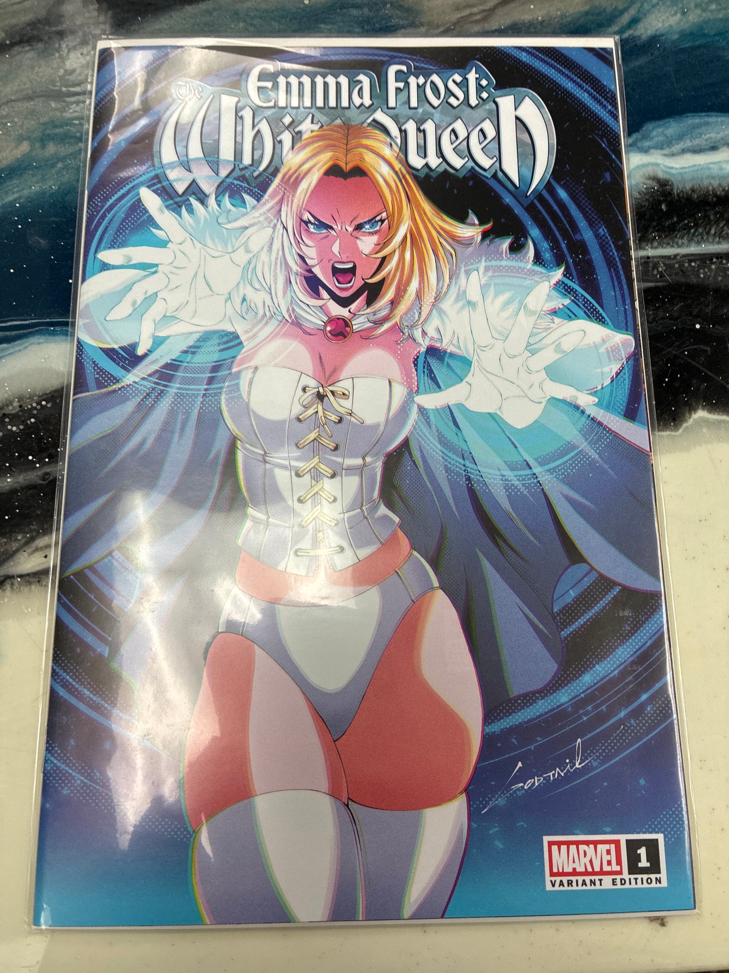 Emma Frost: the White Queen #1 Godtail Exclusive