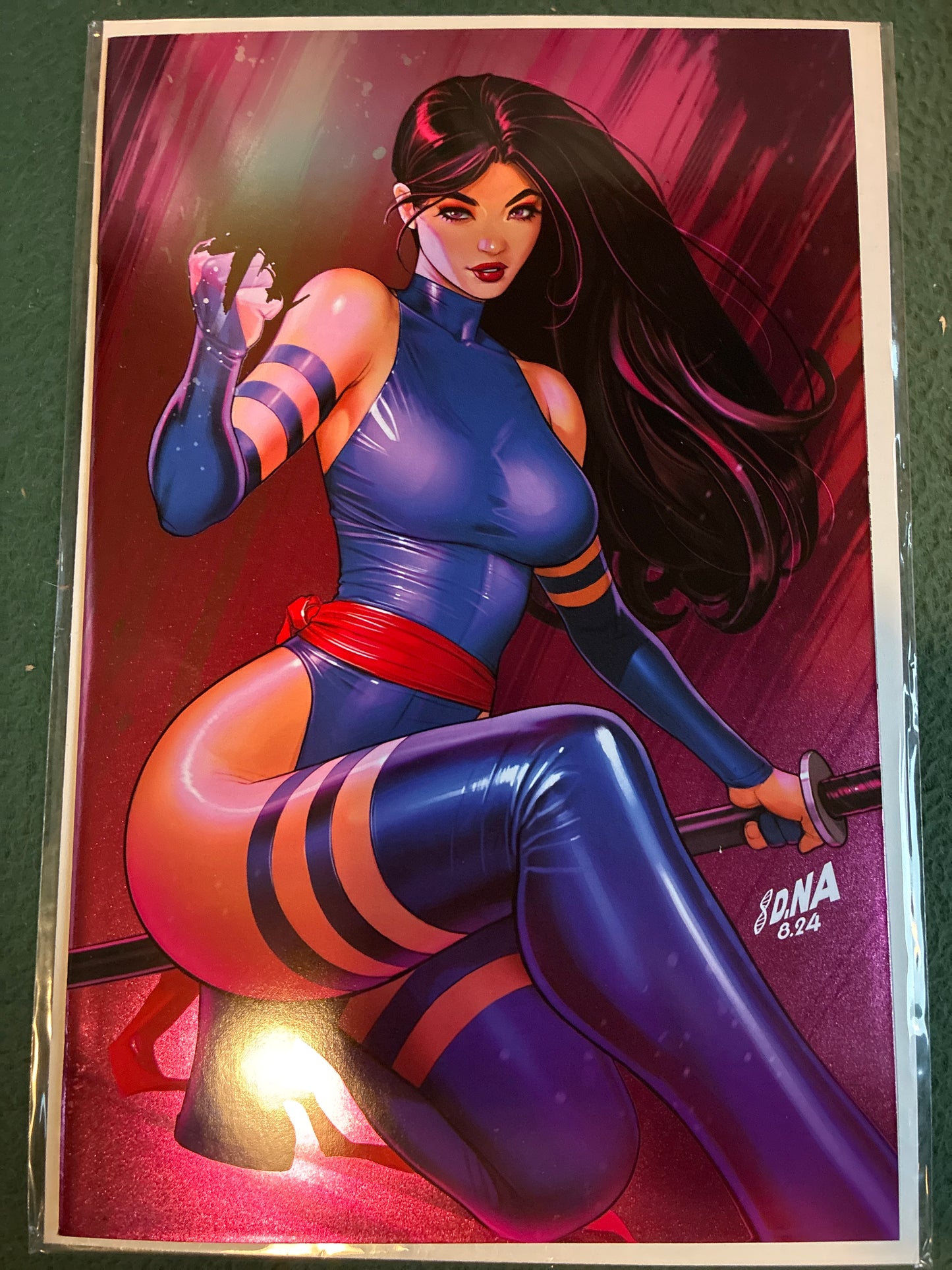 Psylocke #1 David Nakayama Exclusive Virgin Foil Variant