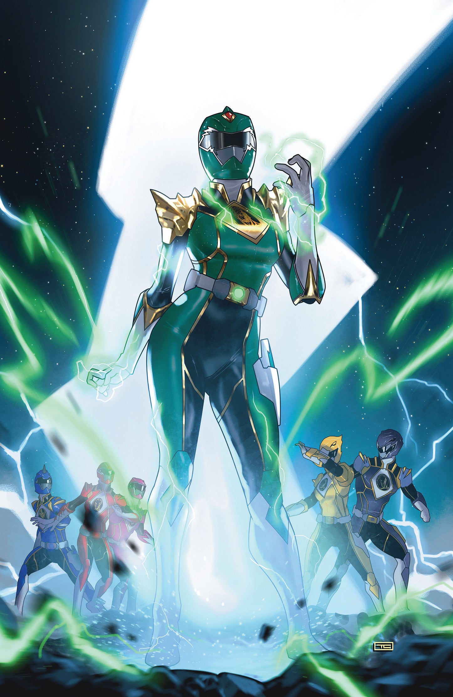 Power Rangers Prime #9 I Unlockable Variant (Full Art, Clarke)