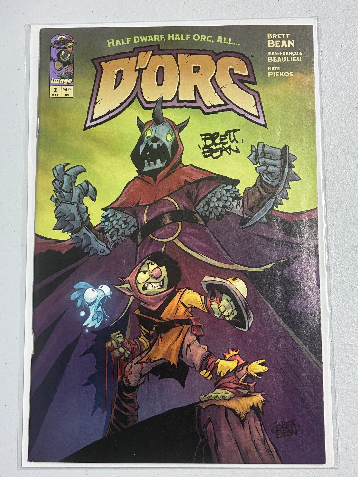 Dorc #2 Cover A Signed by Brett Bean