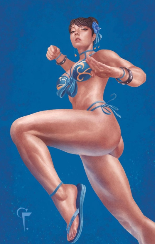 Street Fighter #1 - Felix Leon - 2025 Blue Reprint - Virgin (Limited 500)
