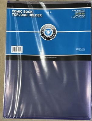 CSP TOPLOADER - GOLDEN COMIC (10 COUNT)
